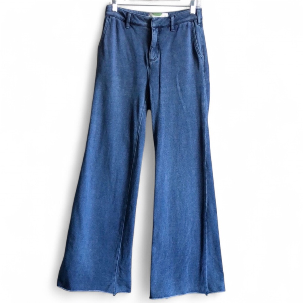 Anthropologie Wide Leg Terry Jeans 27